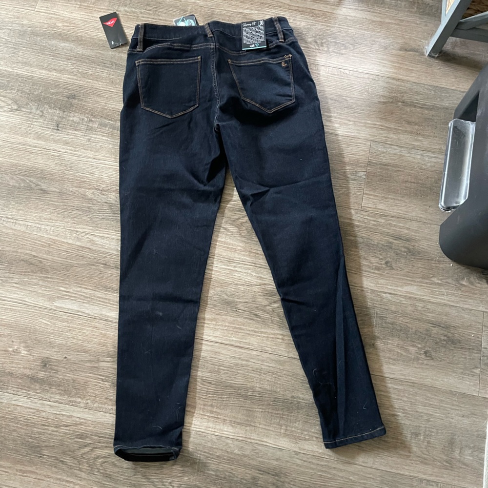 LuLaRoe Women's Dark Blue Skinny Jeans - Picture 3 of 4